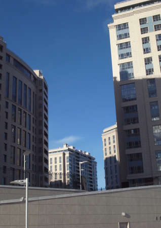 New residential quarters of the city.の写真素材
