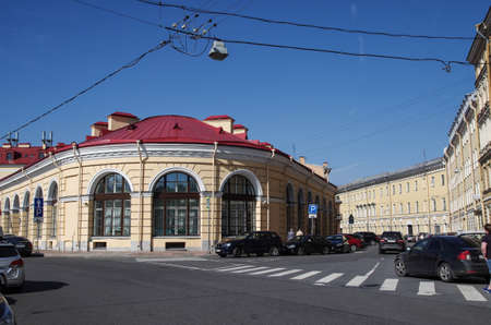 Types of streets of the city. Petersburg.のeditorial素材
