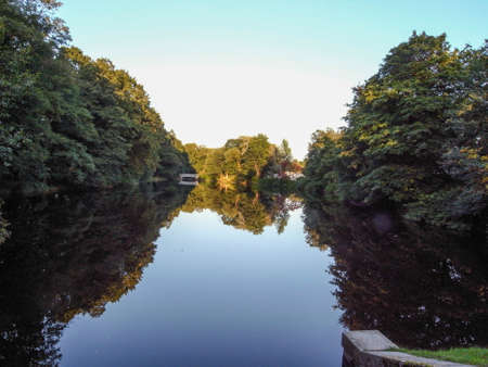 Early Autumn, Elagin Park, St. Petersburg, Russia.の写真素材