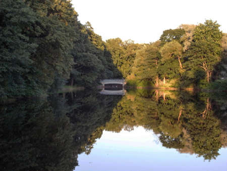 Early Autumn, Elagin Park, St. Petersburg, Russia.の写真素材