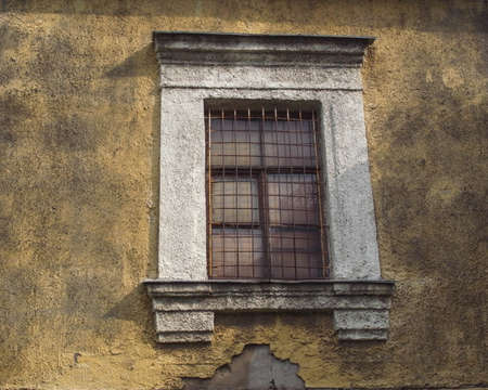The windows are different. A window in the wall.の写真素材