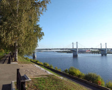 The main river of Russia is the Volga.の写真素材
