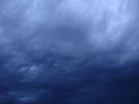 A sky before a storm in a mountainsの写真素材