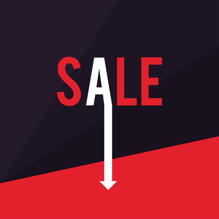 Polygon shape and arrow Sale. Abstract Geometric Background. Modern Geometric. Your Design Templateのイラスト素材