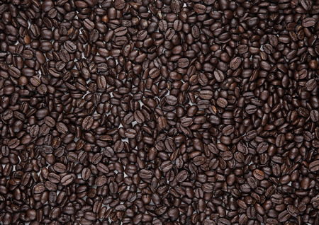 Coffee beans background textureの写真素材