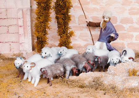 LONDON, UK - AUGUST 31, 2018: St. Easter eve Aida Raimondos Peceliuniene unique exhibition.A Walk Through the miracle waiting Jerusalem. Easter morning scene.のeditorial素材