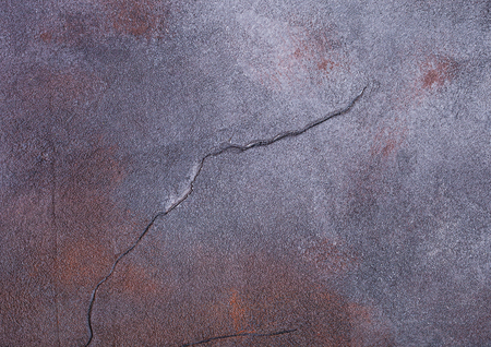 Rusty blue purple cement concrete stone texture background. Top viewの写真素材