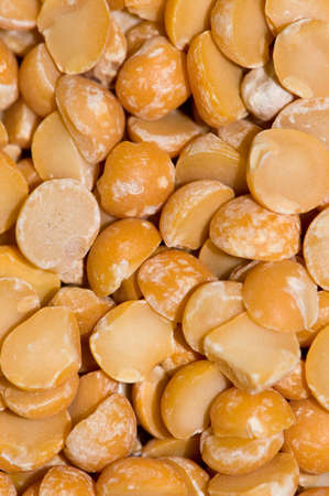 Dried-up  split peas background, close-up, cooking ingredientsの写真素材