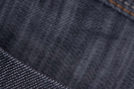 Denim fabric texture ideal for background, close-up of jeans