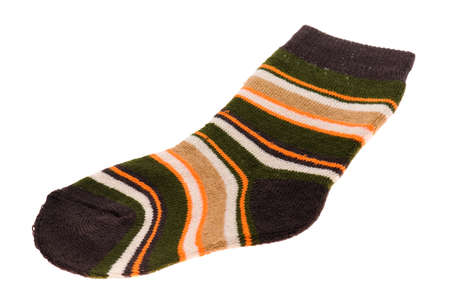 Socks isolated on the white background. Close-up.の写真素材