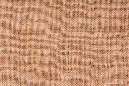Closeup of a natural burlap texture for the backgroundの写真素材