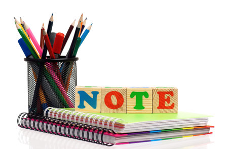 Back to school concept - office and student accessories