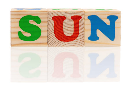 Word sunの写真素材