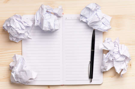 Blank notepadの写真素材