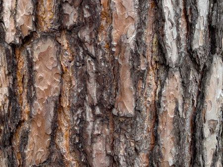 Embossed texture of the bark of tree. Pattern of natural tree bark background.の写真素材