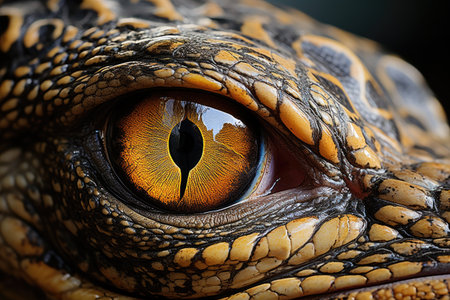 Close up eye of animal, looking into cameraの素材