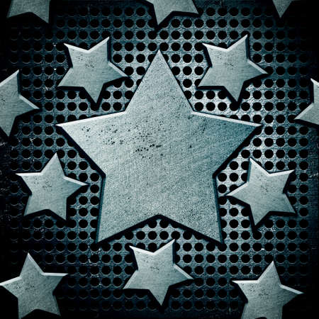 background with steel starsの写真素材