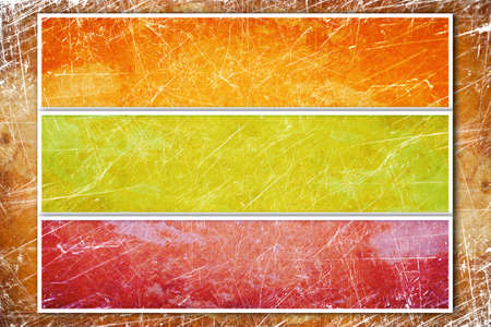 Colorful grunge bannersの写真素材