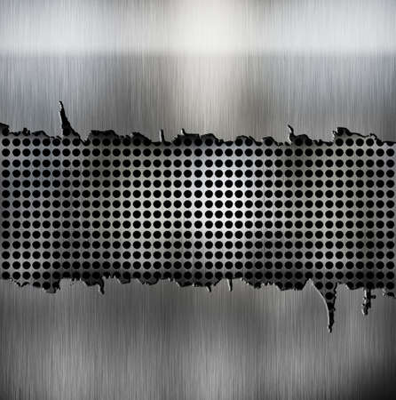 crack metal background templateの写真素材