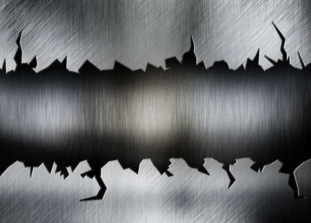 cracked metal backgroundの写真素材