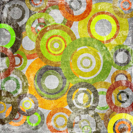 illustration of dirty fabric with circlesの写真素材