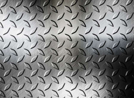 diamont plate metal backgroundの写真素材