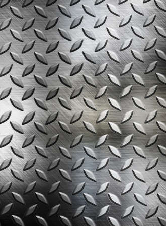 diamont plate metal backgroundの写真素材
