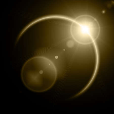 illustration of solar eclipseの写真素材