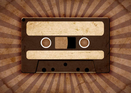 vintage background with old tapeの写真素材