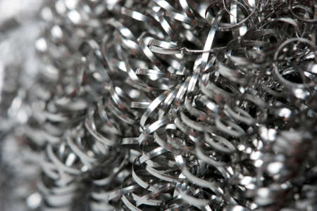 Scrap Metal Shavings backgroundの写真素材