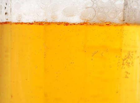 Close up of beer bubblesの写真素材