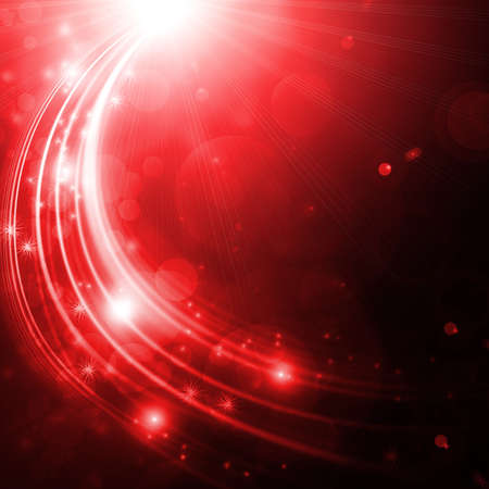 glowing background with light spots and starsの写真素材