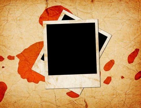 Grunge background with photoの写真素材