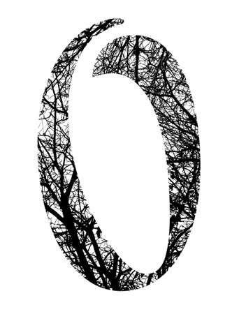 number zeroの写真素材