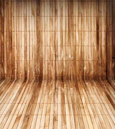 old wooden roomの写真素材