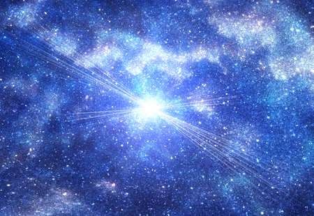 background of space with starsの写真素材