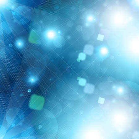 glowing background with light spots and starsの写真素材