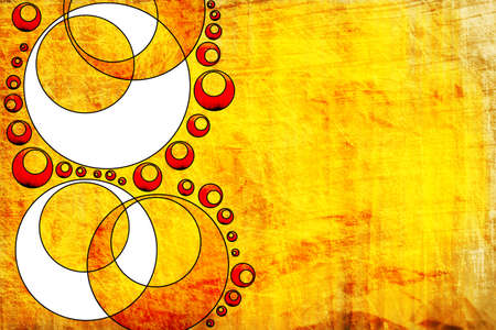 Grunge circles design backgroundの写真素材