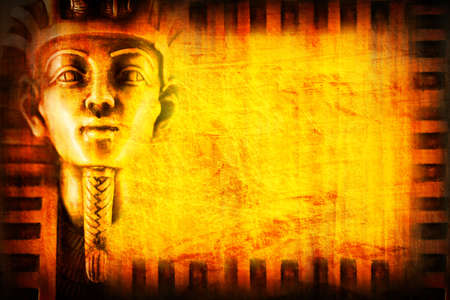 egypt background with pharaonの写真素材