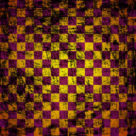 grunge chessboard backgroundの写真素材