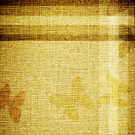 letter blank on natural canvas with butterfliesの写真素材