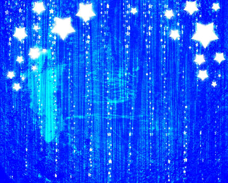 stars on a blue grunge backgroundの写真素材