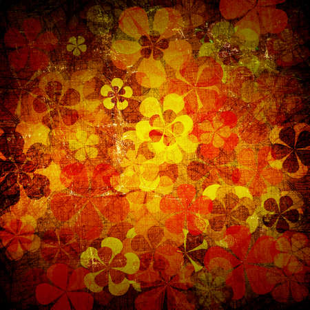 art grunge vintage floral backgroundの写真素材