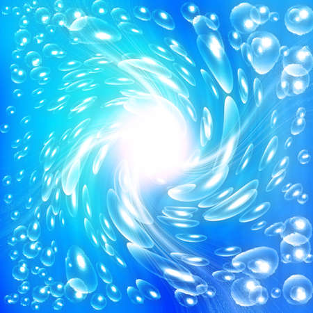 bubble lightの写真素材