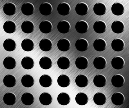 Worn metal plate with reflected light in itの写真素材