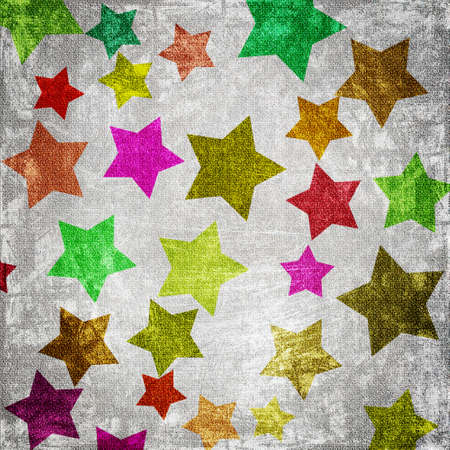 abstract star the grunge backgroundの写真素材