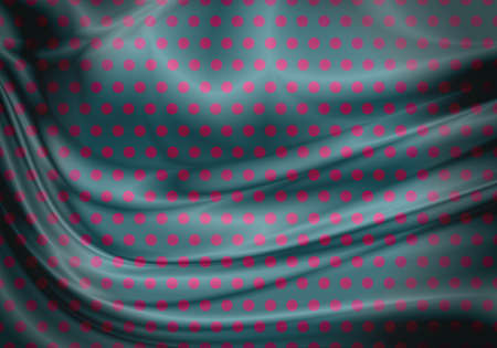 colorful fabric with foldsの写真素材