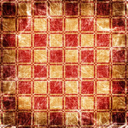 grunge illustration of chessboardの写真素材