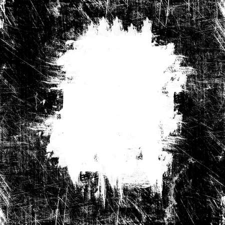 grunge white spot on blackの写真素材