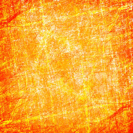 scratched orange backgroundの写真素材